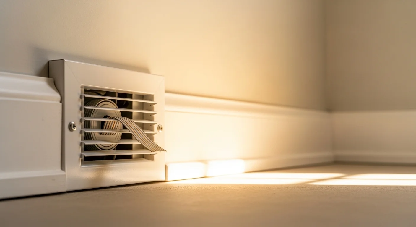 Contractor installing radiant floor heating over a concrete basement slab