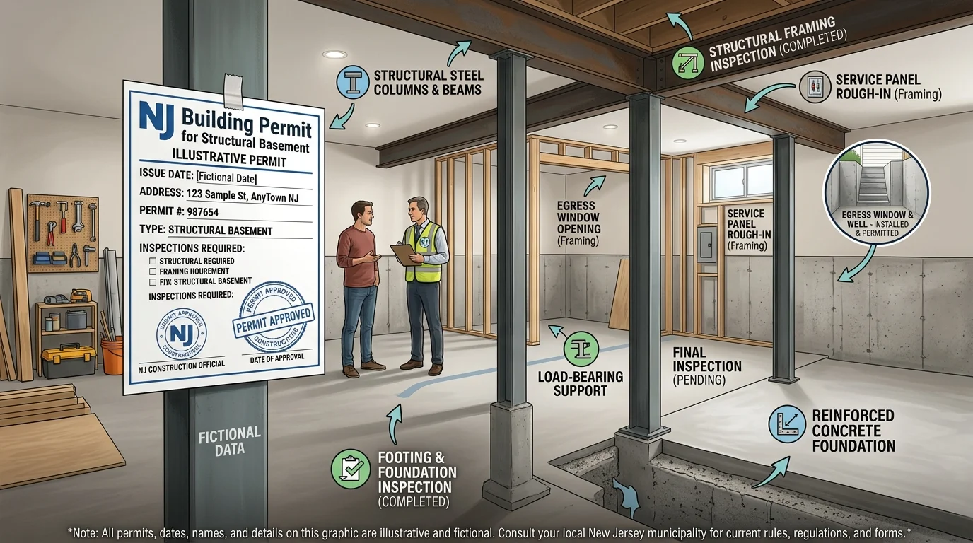 Blueprints and architectural plans on a construction desk