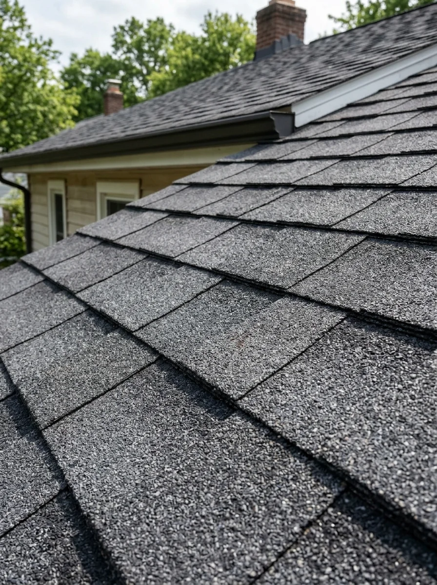 Architectural dimensional asphalt shingle roof on a New Jersey home