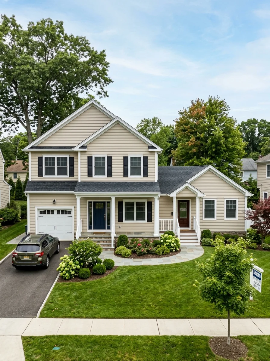 House with in-law suite addition